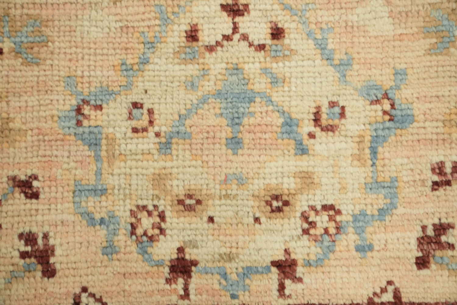 Vegetable Dye Oushak Turkish Accent Rug 2x4
