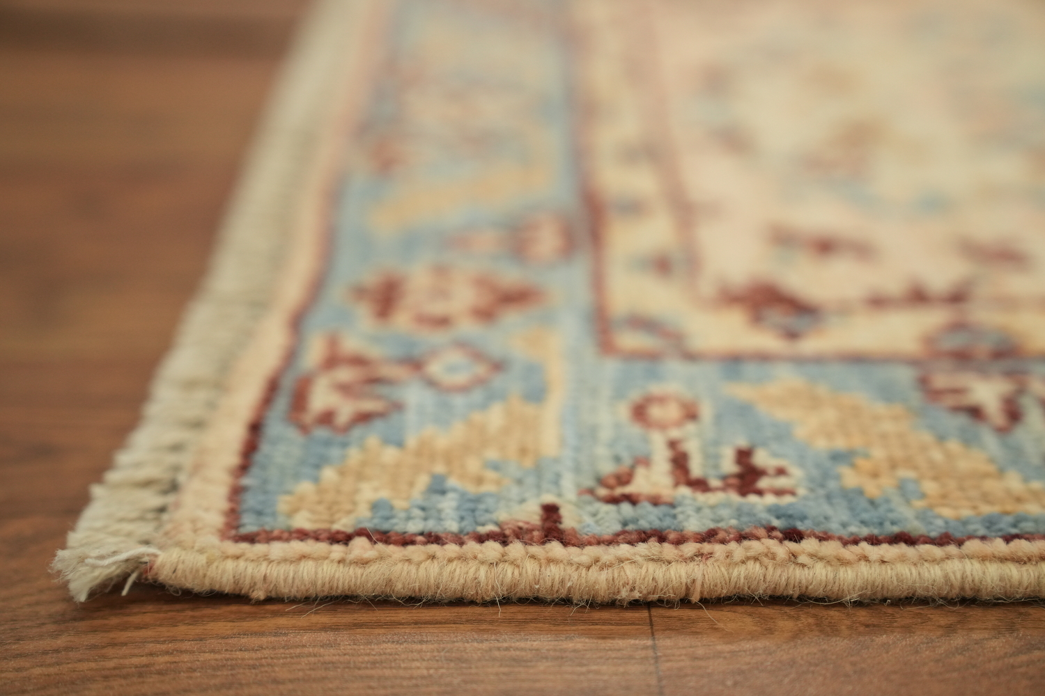 Vegetable Dye Oushak Turkish Accent Rug 2x4