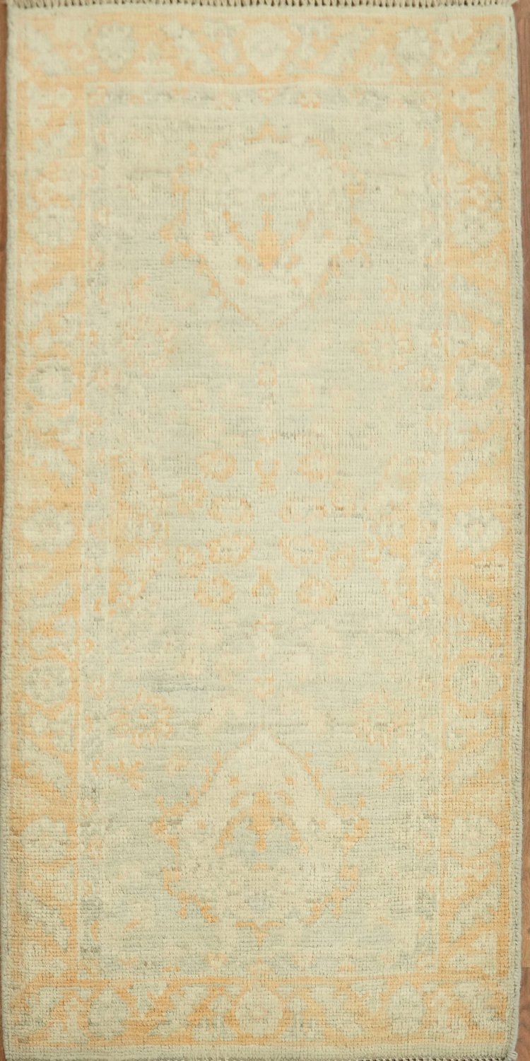 Vegetable Dye Oushak Oriental Accent Rug 2x4