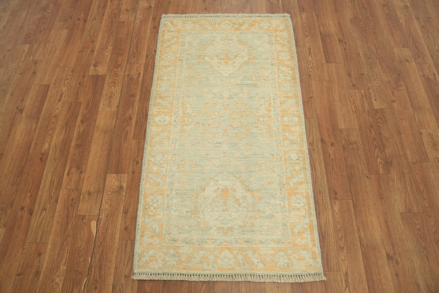 Vegetable Dye Oushak Oriental Accent Rug 2x4