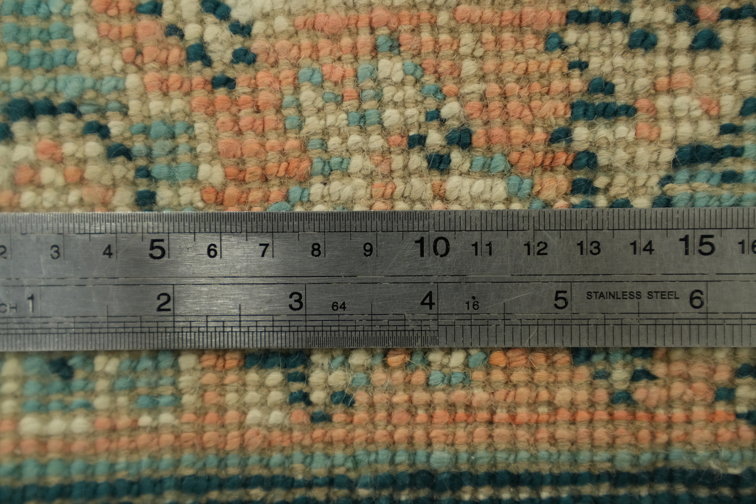Teal Green Oushak Turkish Accent Rug 2x4