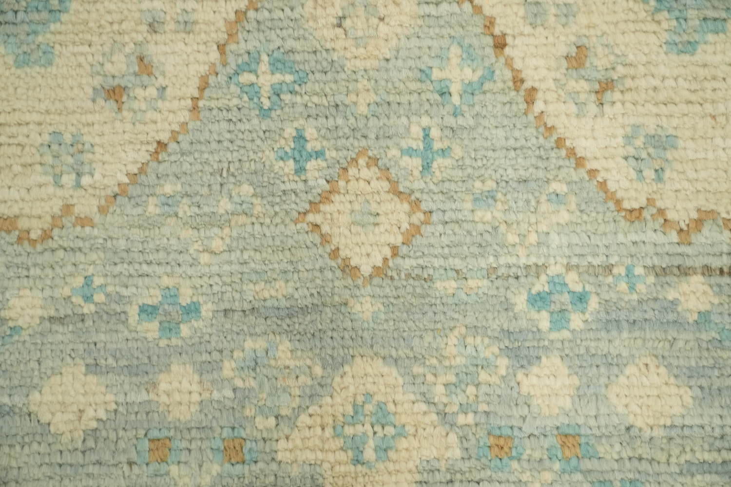 Muted Color Oushak Vegetable Dye Accent Rug 2x4