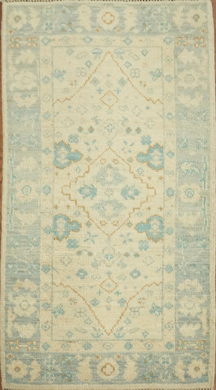 Vegetable Dye Oushak Oriental Accent Rug 2x4