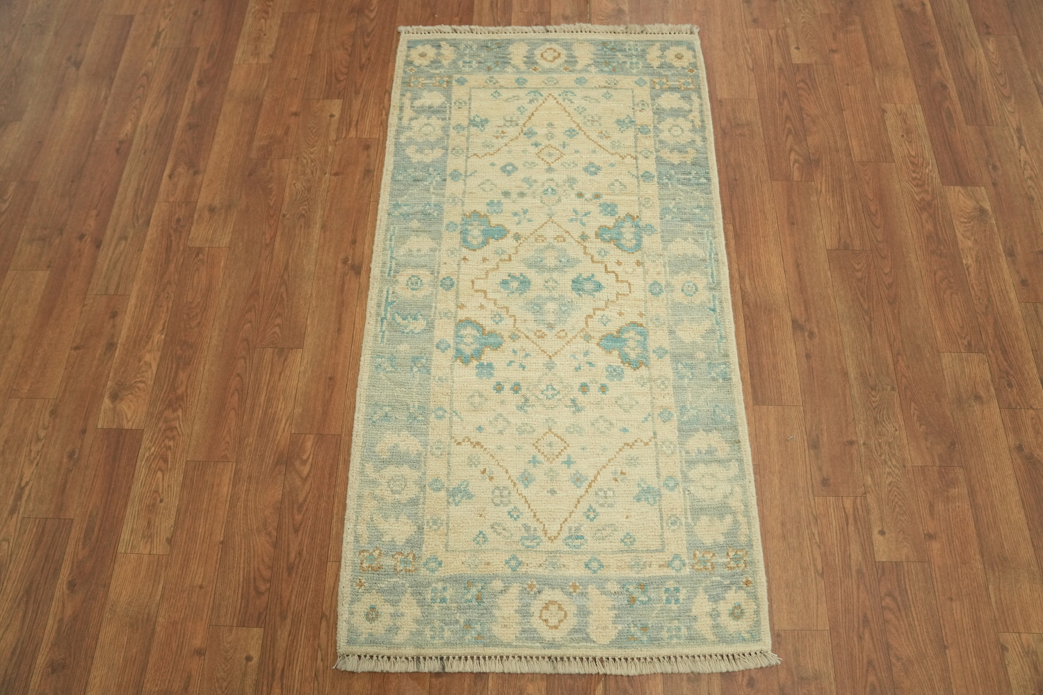 Vegetable Dye Oushak Oriental Accent Rug 2x4