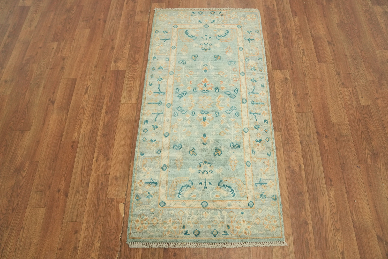 Vegetable Dye Oushak Oriental Accent Rug 2x4