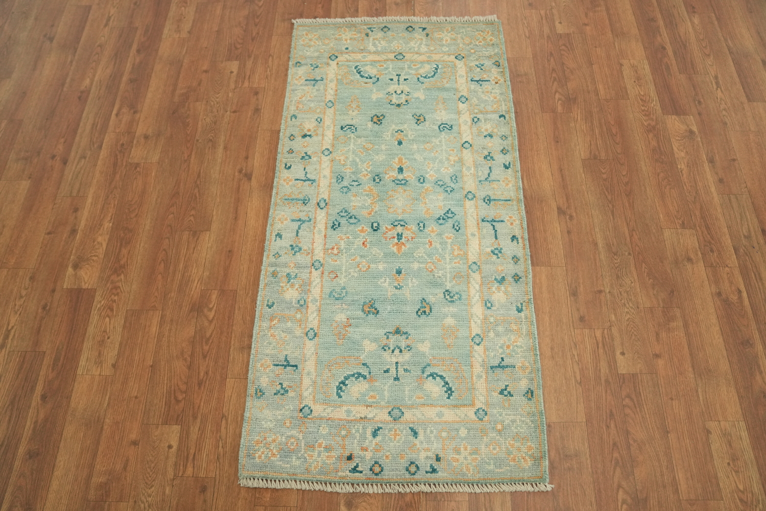Vegetable Dye Oushak Oriental Accent Rug 2x4