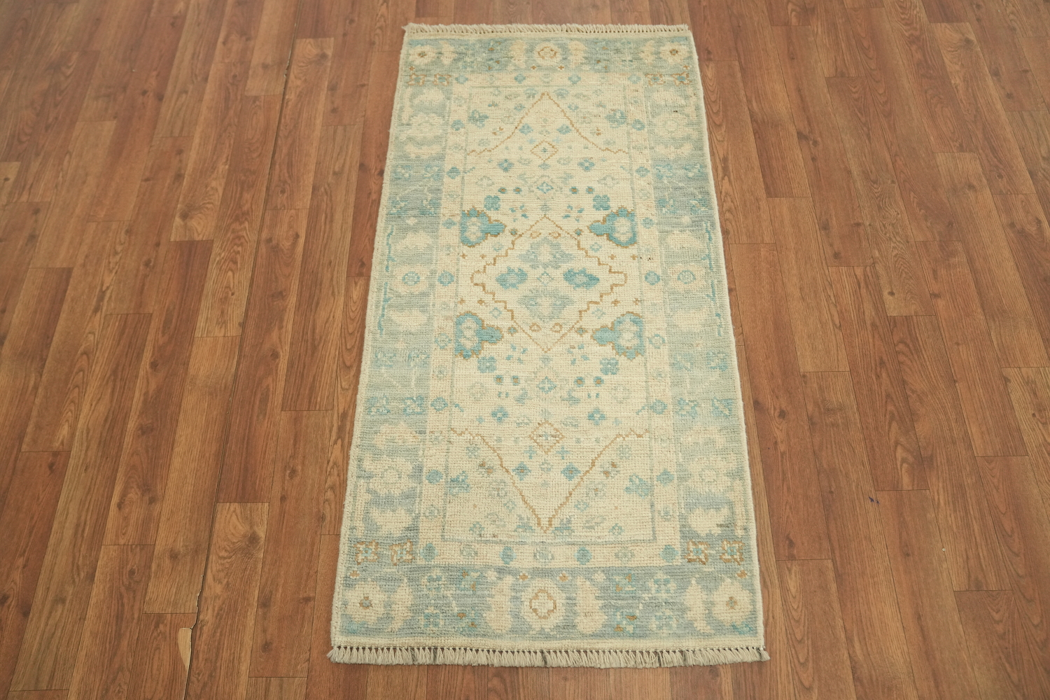 Vegetable Dye Oushak Oriental Accent Rug 2x4