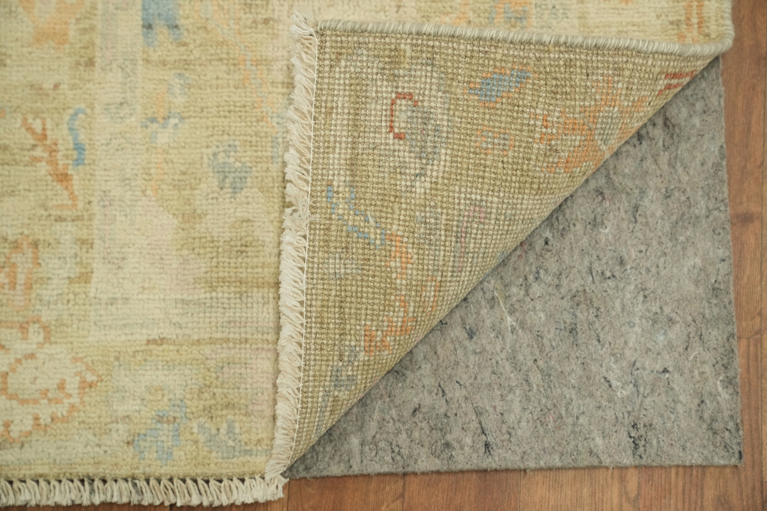 Vegetable Dye Oushak Wool Accent Rug 2x4