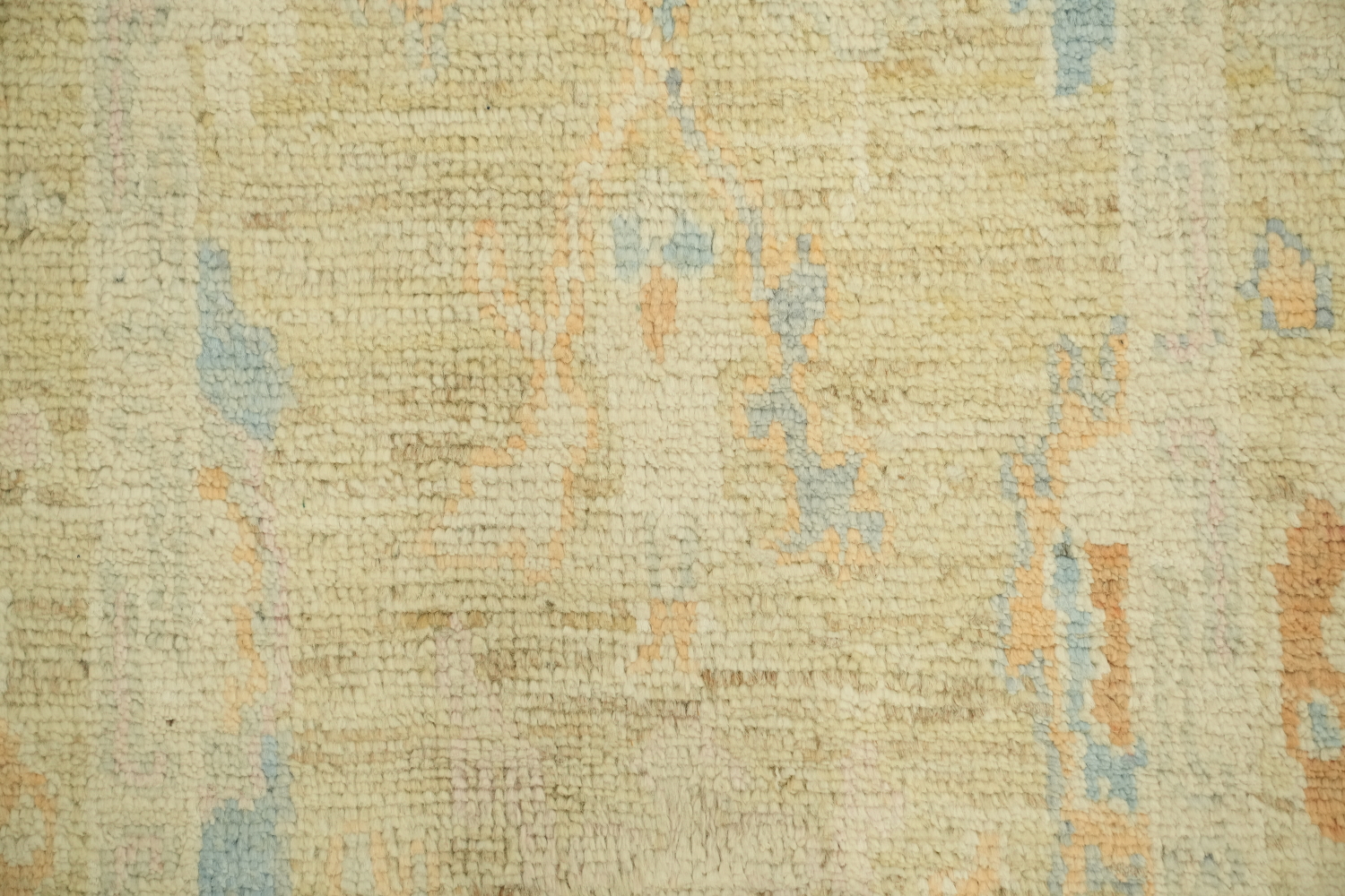 Vegetable Dye Oushak Wool Accent Rug 2x4