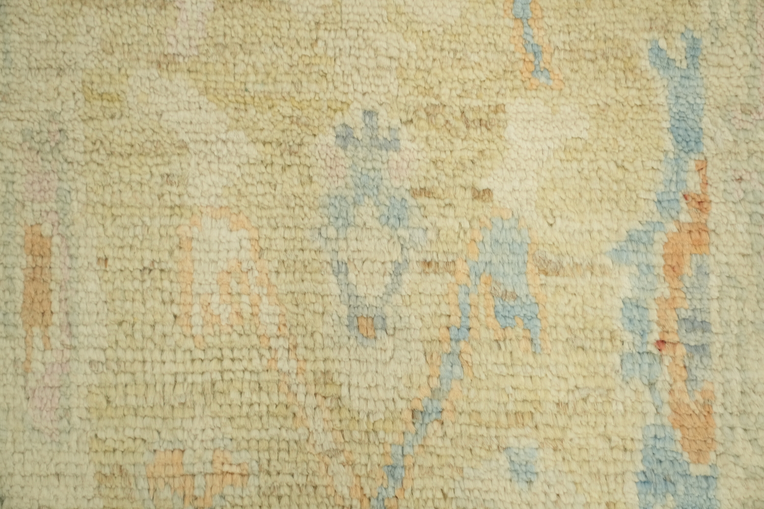 Vegetable Dye Oushak Wool Accent Rug 2x4