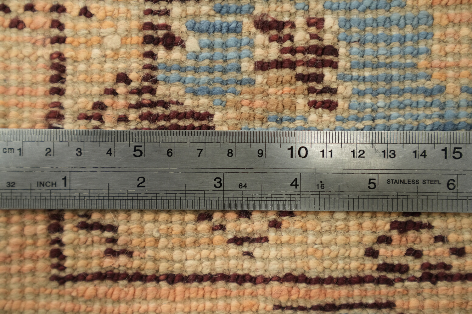 Blue Oushak Vegetable Dye Oriental Foyer Rug 2x4