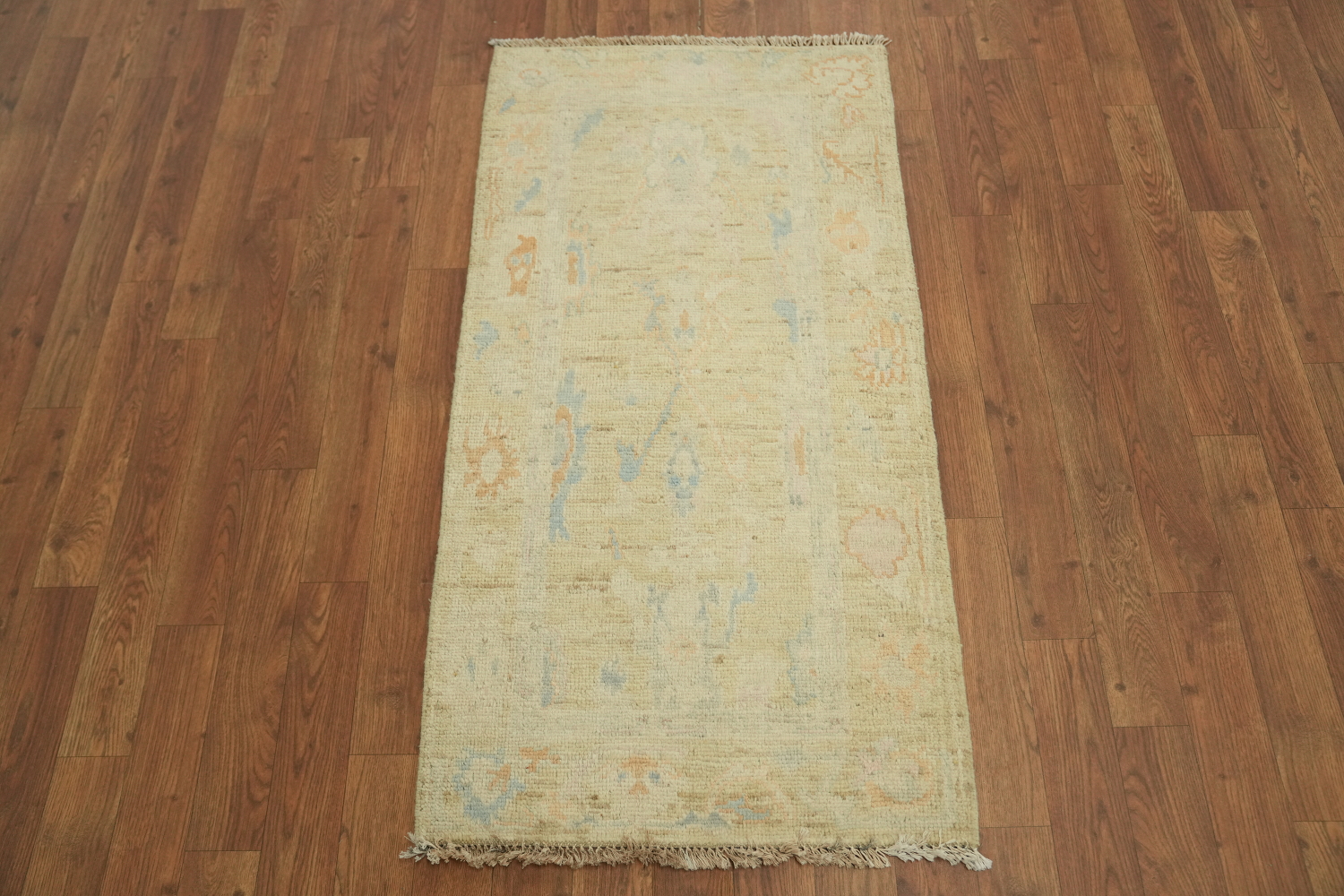 Oushak Vegetable Dye Oriental Accent Rug 2x4