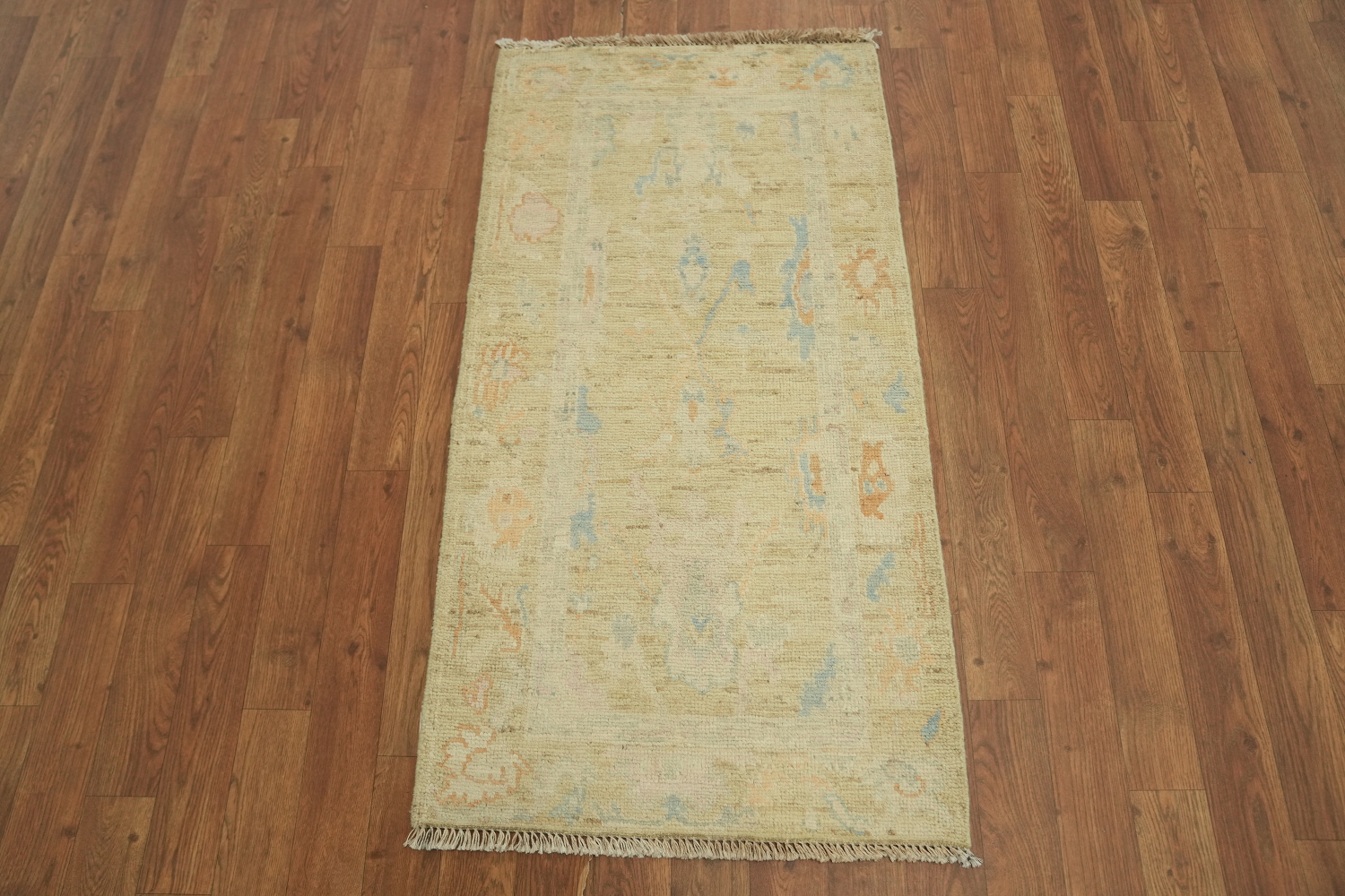 Oushak Vegetable Dye Oriental Accent Rug 2x4