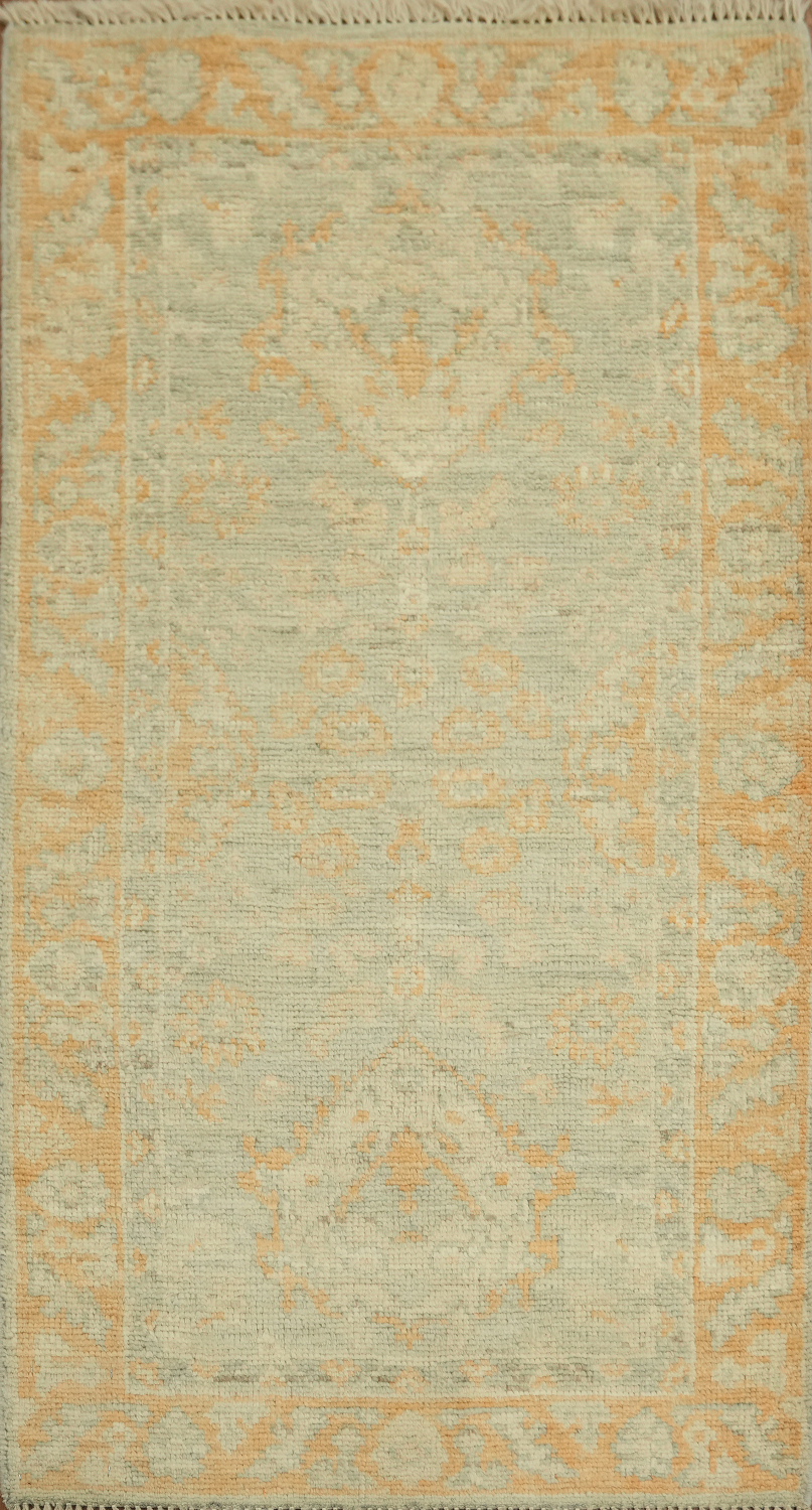 Vegetable Dye Oushak Oriental Accent Rug 2x4