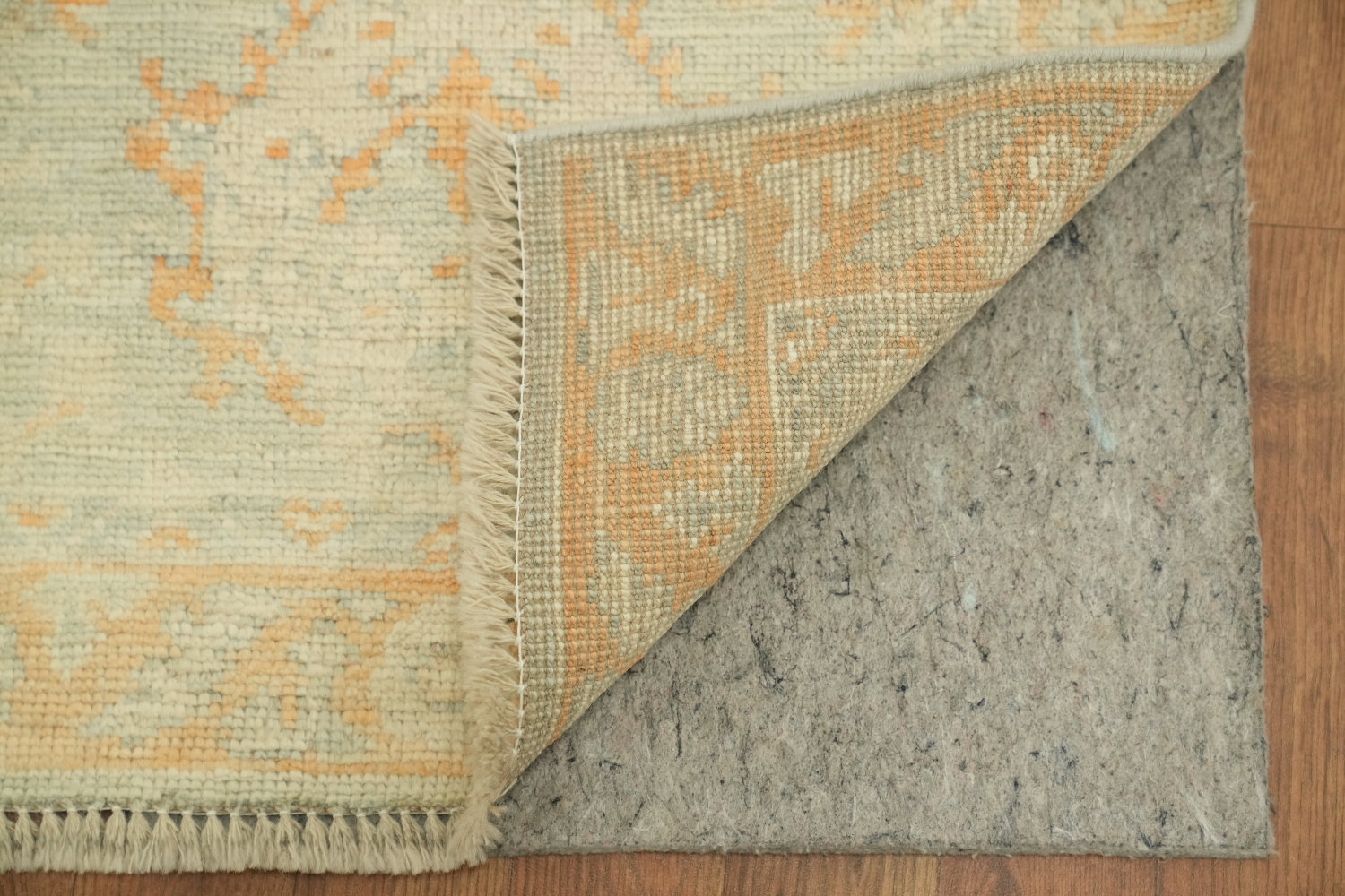 Muted Oushak Vegetable Dye Turkish Accent Rug 2x4