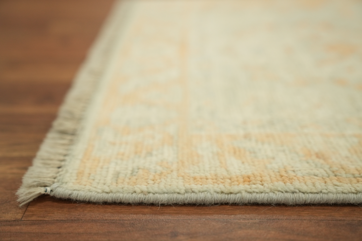 Muted Oushak Vegetable Dye Turkish Accent Rug 2x4