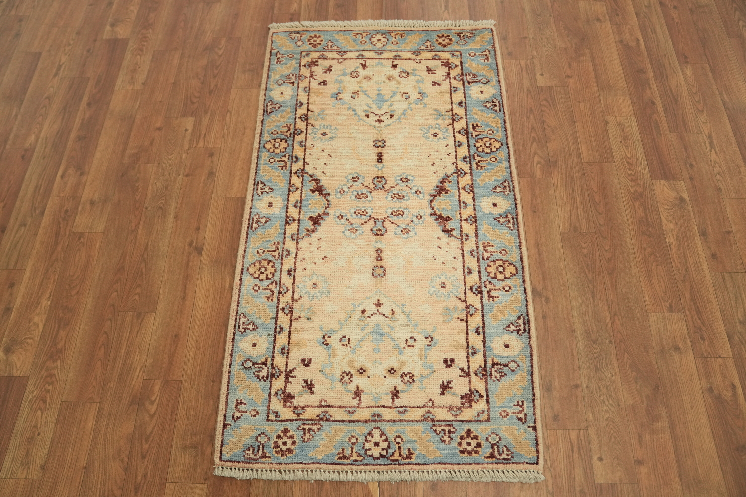 Vegetable Dye Oushak Oriental Accent Rug 2x4