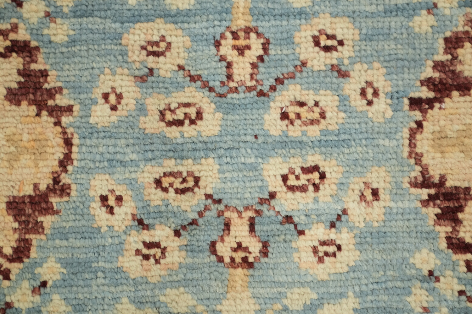 Turkish Oushak Vegetable Dye Foyer Rug 2x4