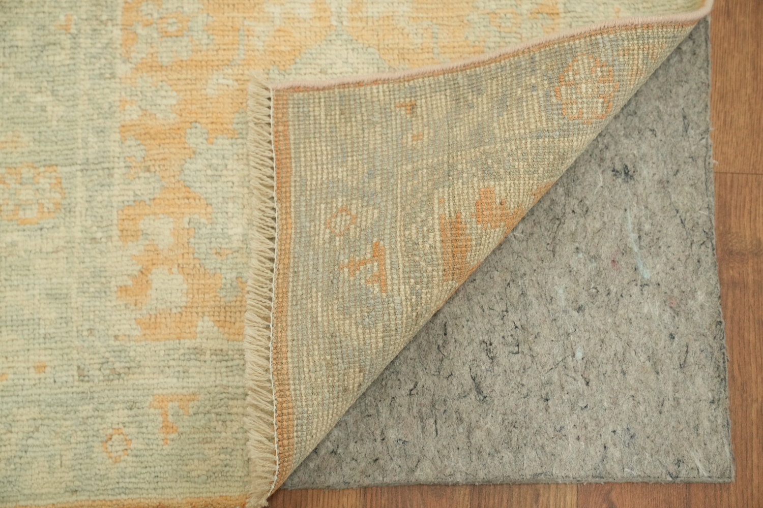 Vegetable Dye Oushak Wool Accent Rug 2x4