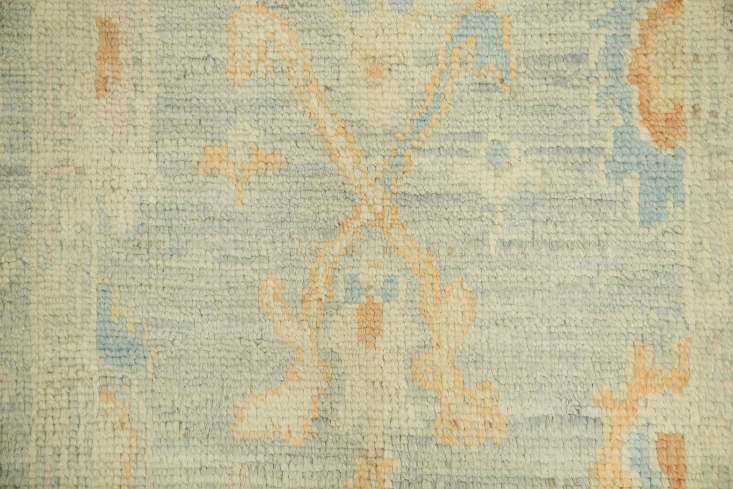 Vegetable Dye Oushak Turkish Accent Rug 2x4