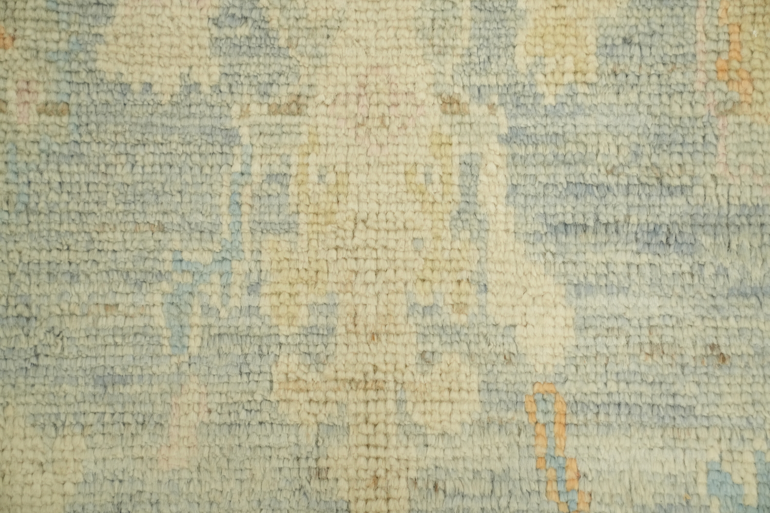 Vegetable Dye Oushak Turkish Accent Rug 2x4