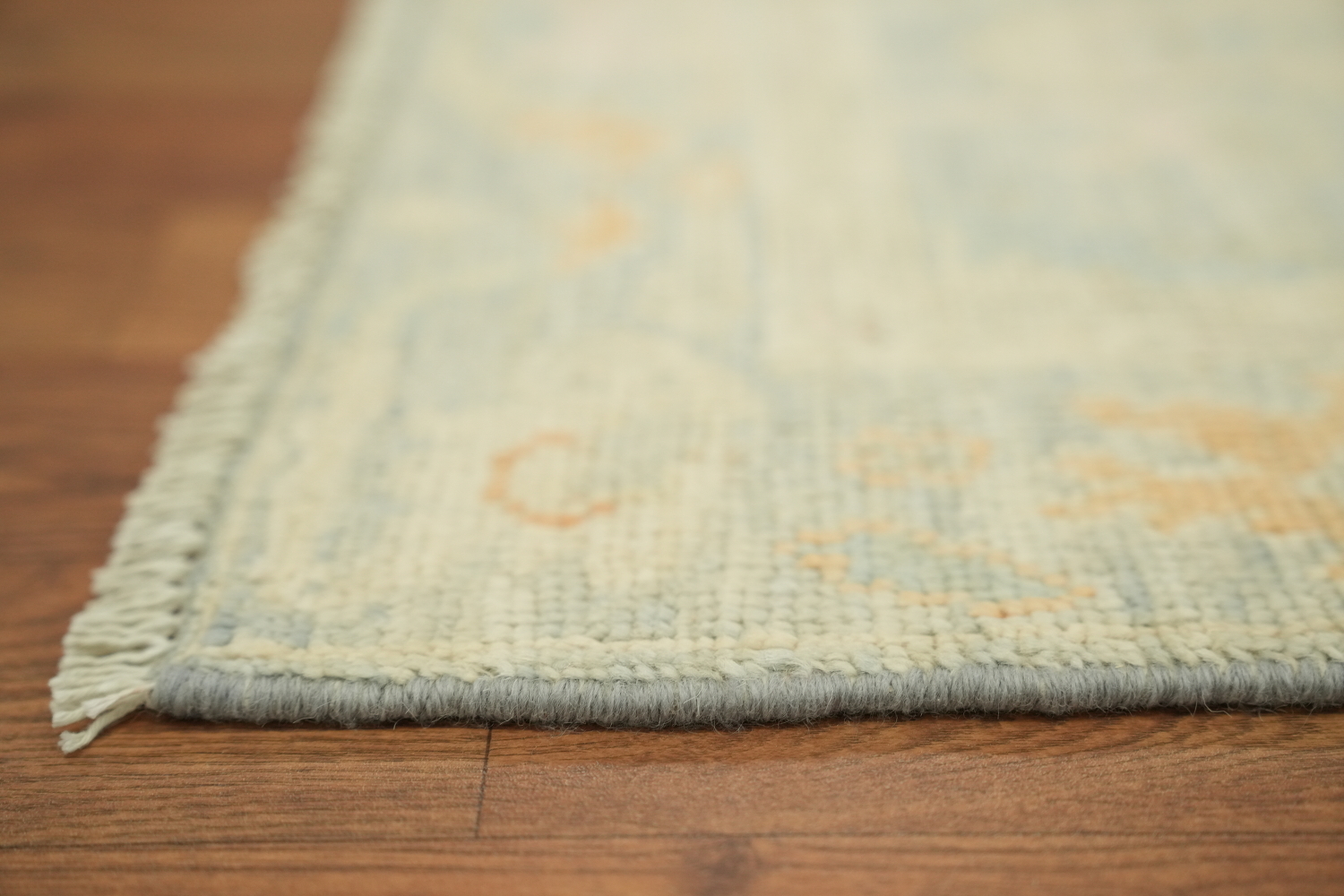 Vegetable Dye Oushak Turkish Accent Rug 2x4