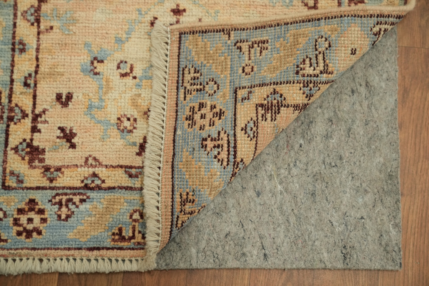 Vegetable Dye Oushak Turkish Accent Rug 2x4