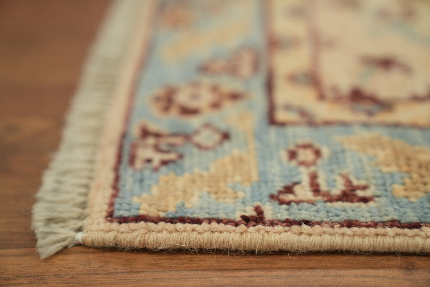 Vegetable Dye Oushak Turkish Accent Rug 2x4