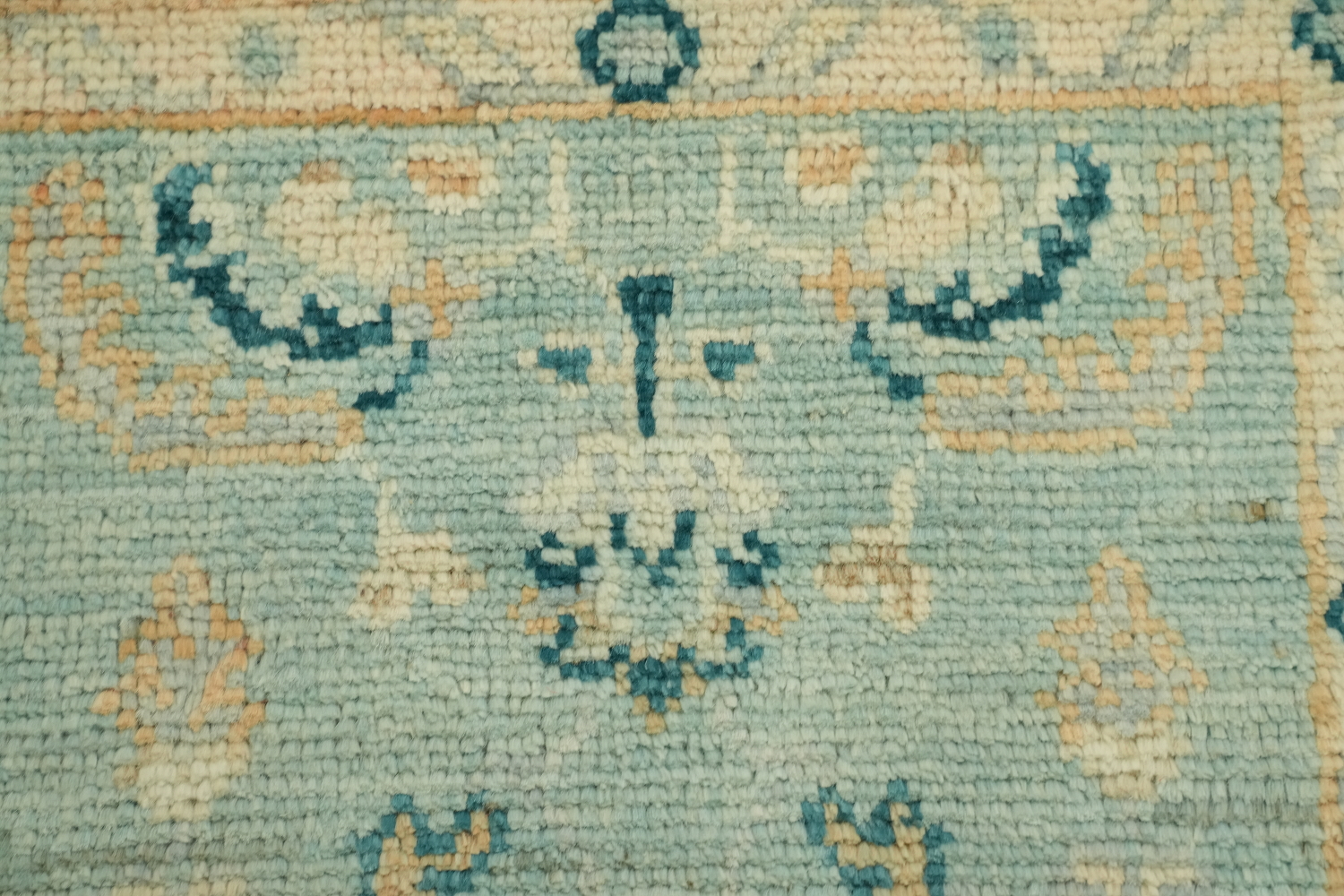 Handmade Oushak Vegetable Dye Accent Rug 2x4