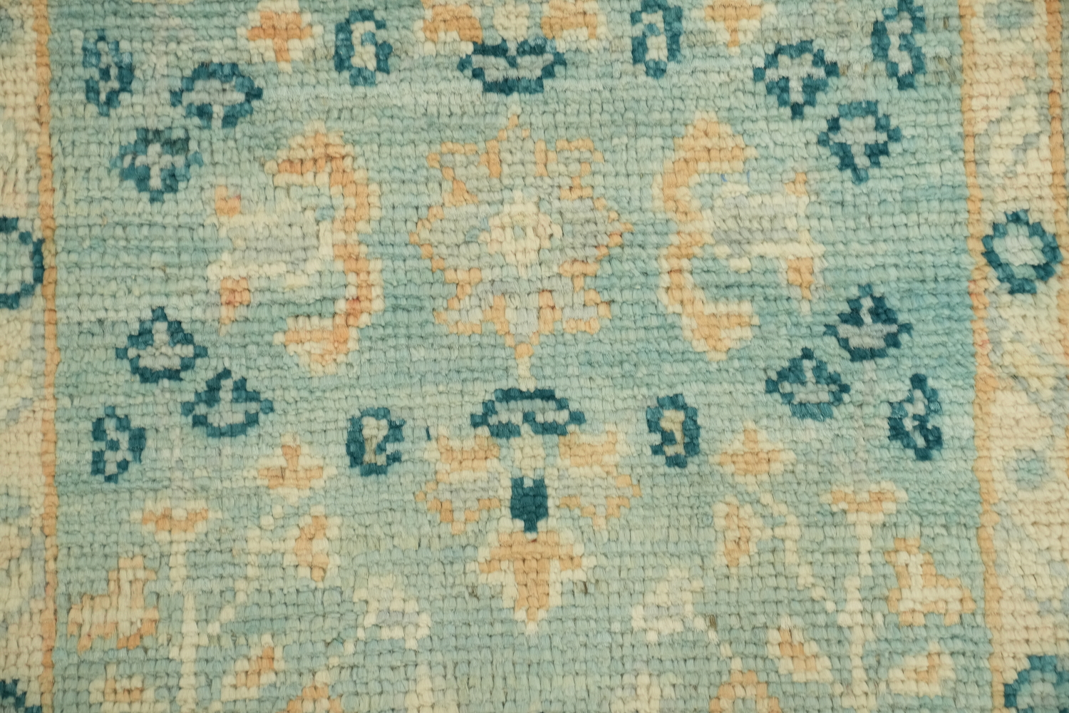 Handmade Oushak Vegetable Dye Accent Rug 2x4