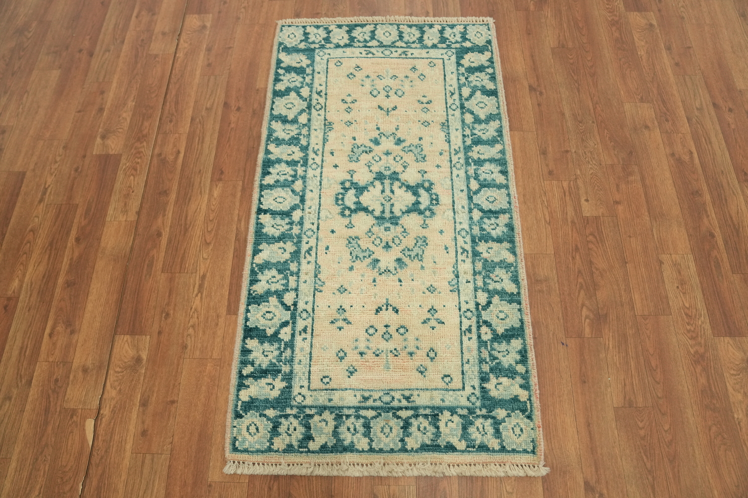 Vegetable Dye Oushak Oriental Accent Rug 2x4