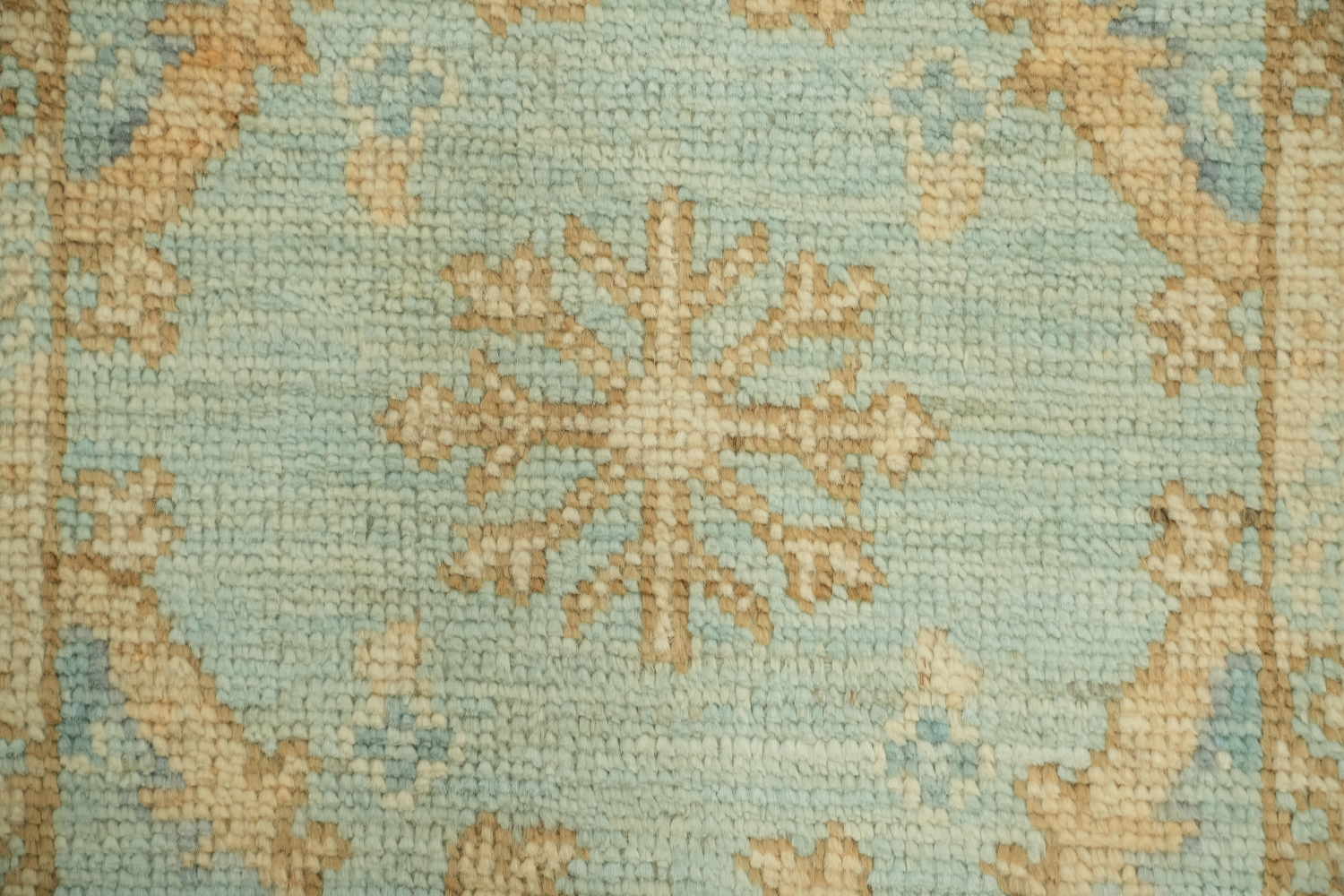 Handmade Oushak Vegetable Dye Foyer Rug 2x4