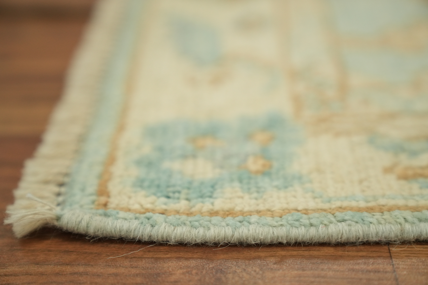 Handmade Oushak Vegetable Dye Foyer Rug 2x4