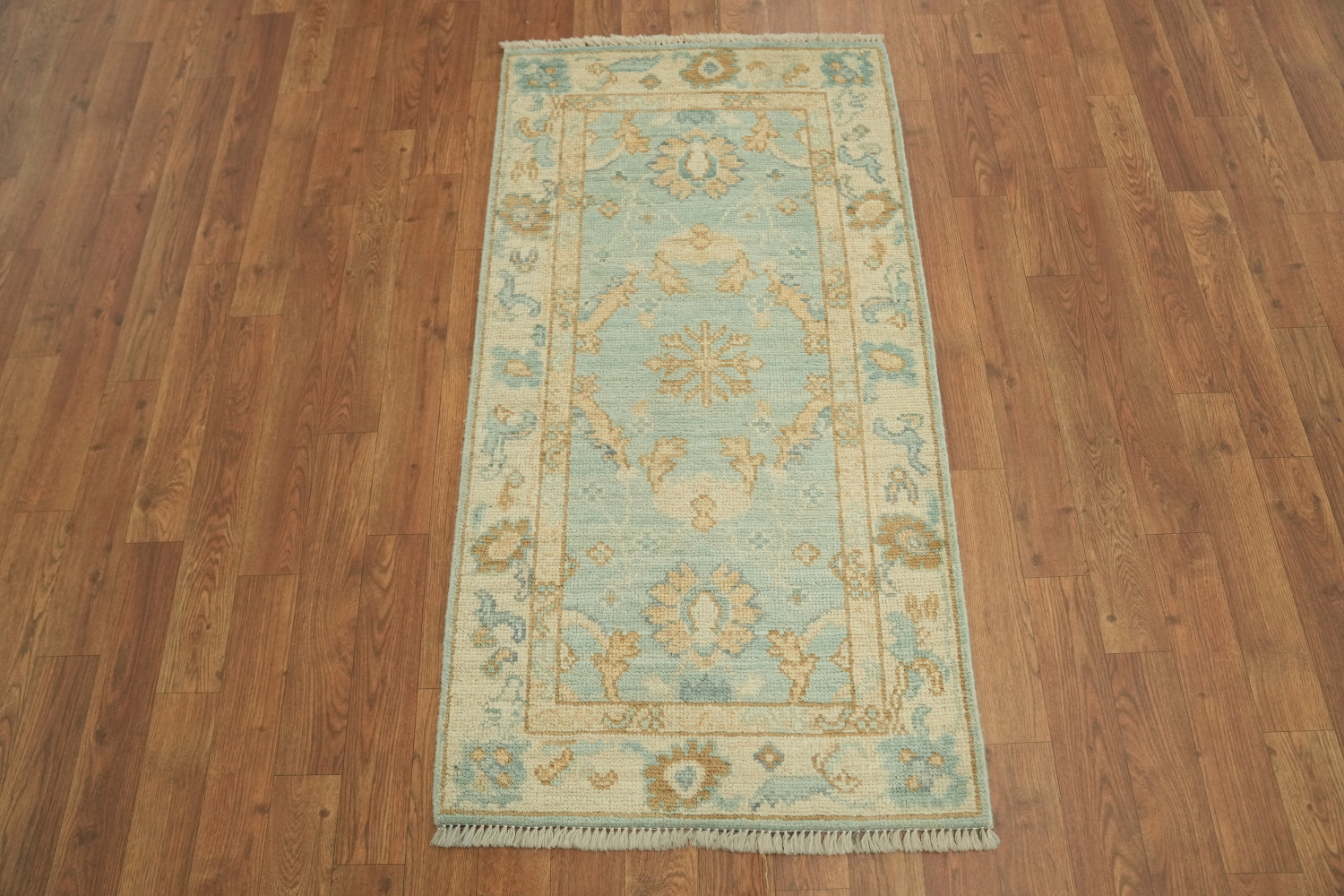 Vegetable Dye Oushak Oriental Foyer Rug 2x4