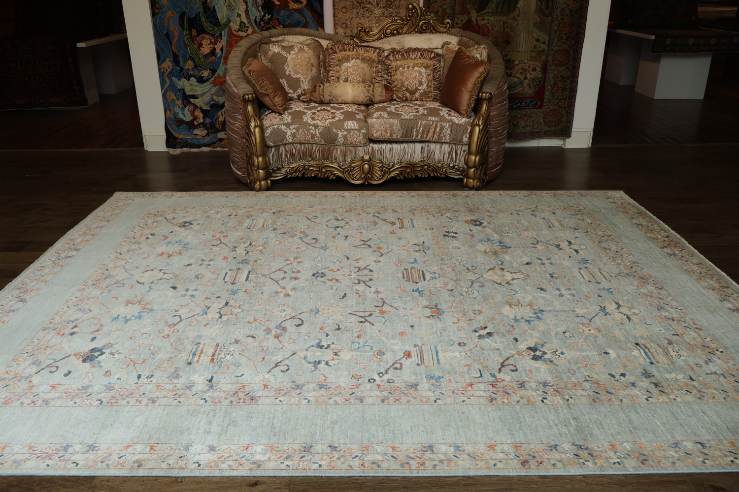 Vegetable Dye Ziegler Oriental Area Rug 9x12