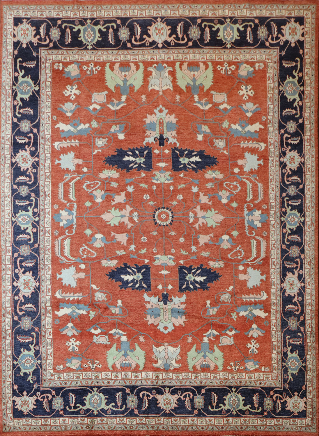Vegetable Dye Ziegler Oriental Area Rug 9x12