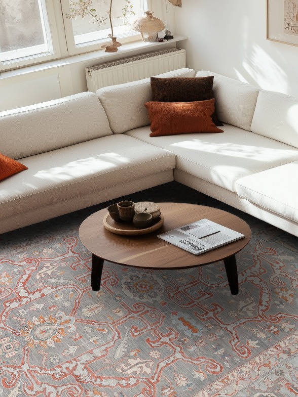 Vegetable Dye Ziegler Living Room Rug 10x14