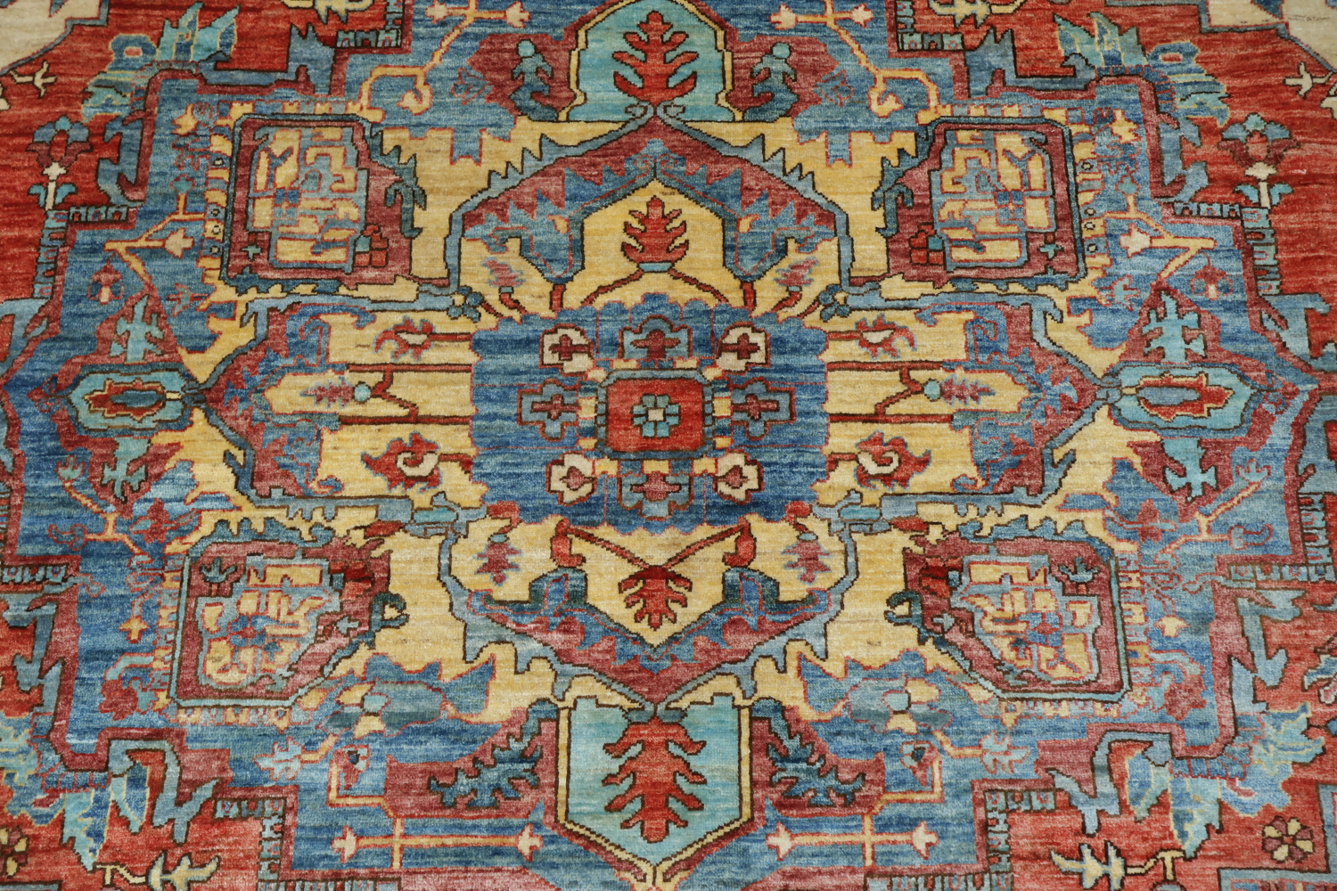 Vegetable Dye Heriz Serapi Oriental Area Rug 9x12