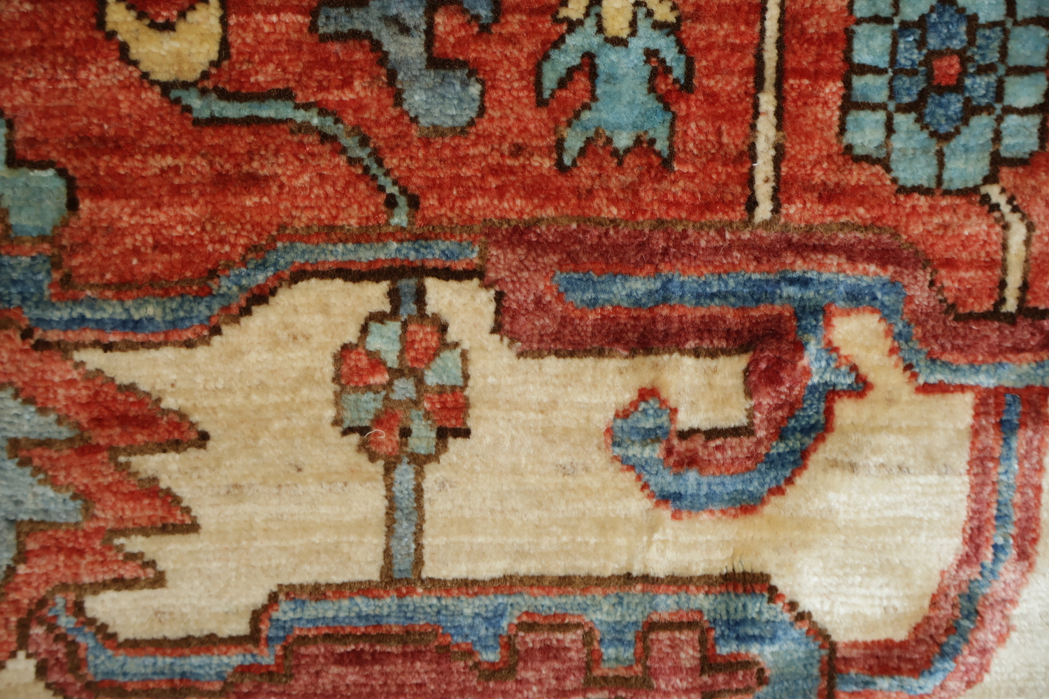 Vegetable Dye Heriz Serapi Oriental Area Rug 9x12
