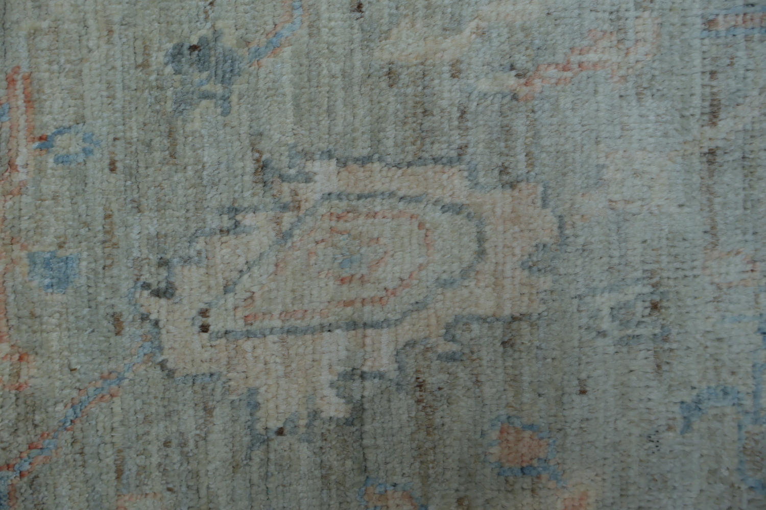 Vegetable Dye Oushak Turkish Area Rug 4x6