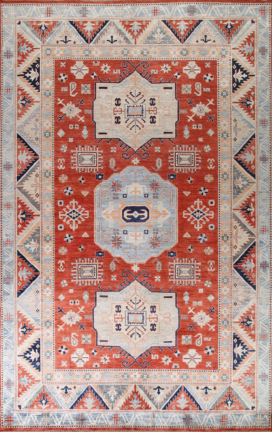 Vegetable Dye Heriz Serapi Large Area Rug 10x14