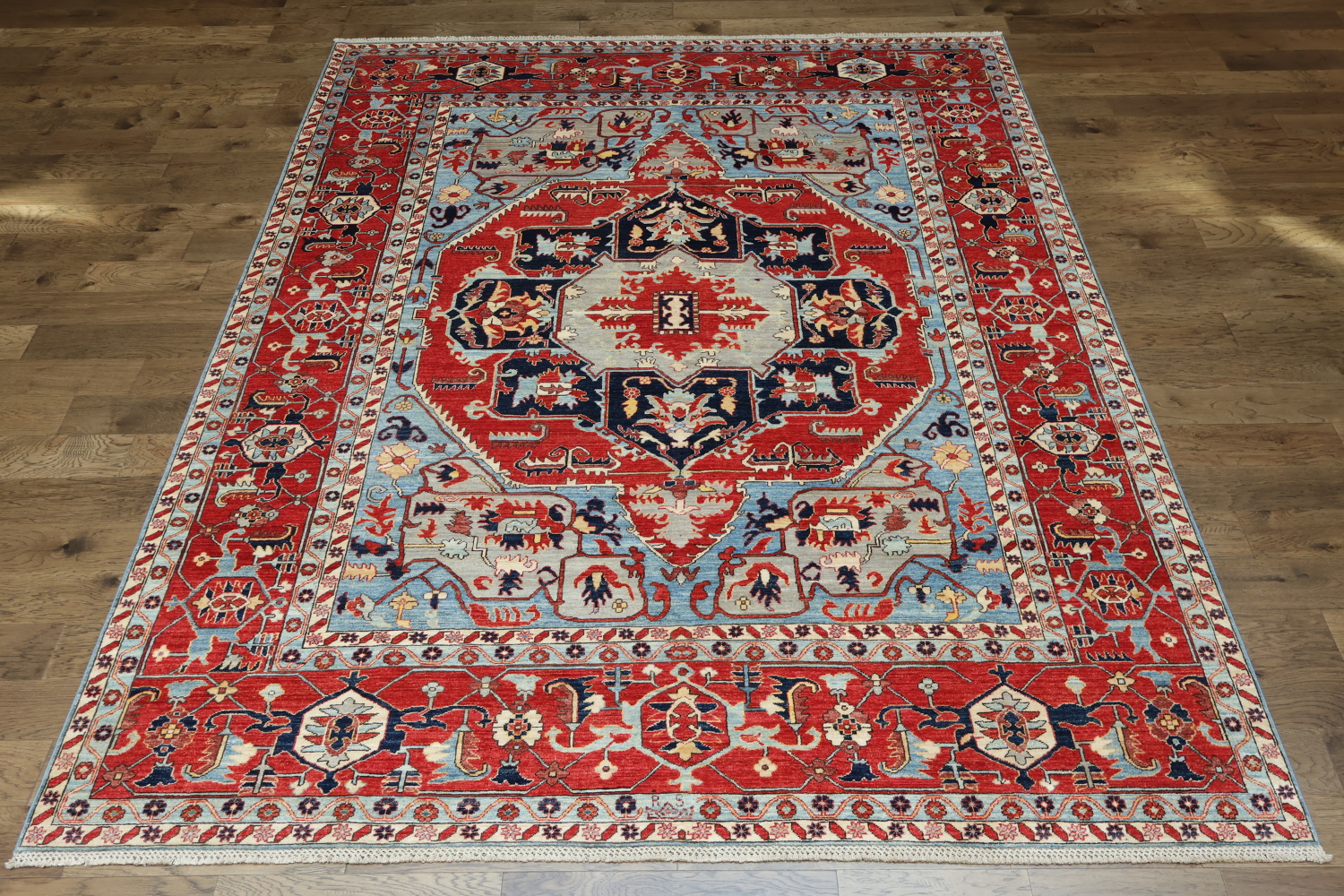 Vegetable Dye Heriz Serapi Oriental Area Rug 9x12