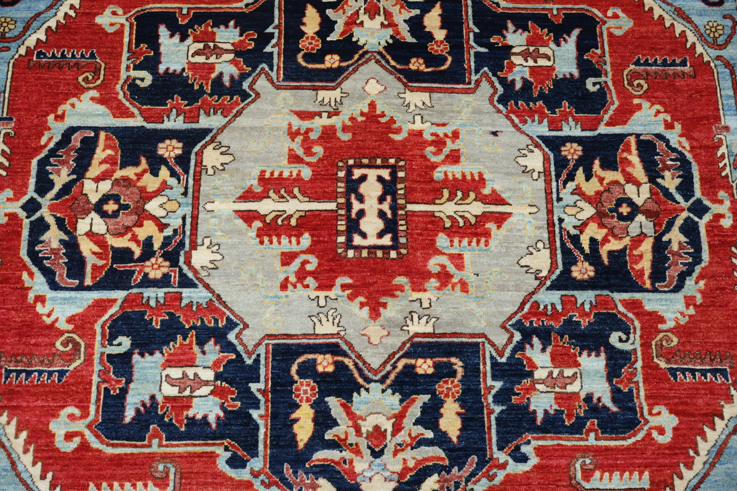 Vegetable Dye Heriz Serapi Oriental Area Rug 9x12