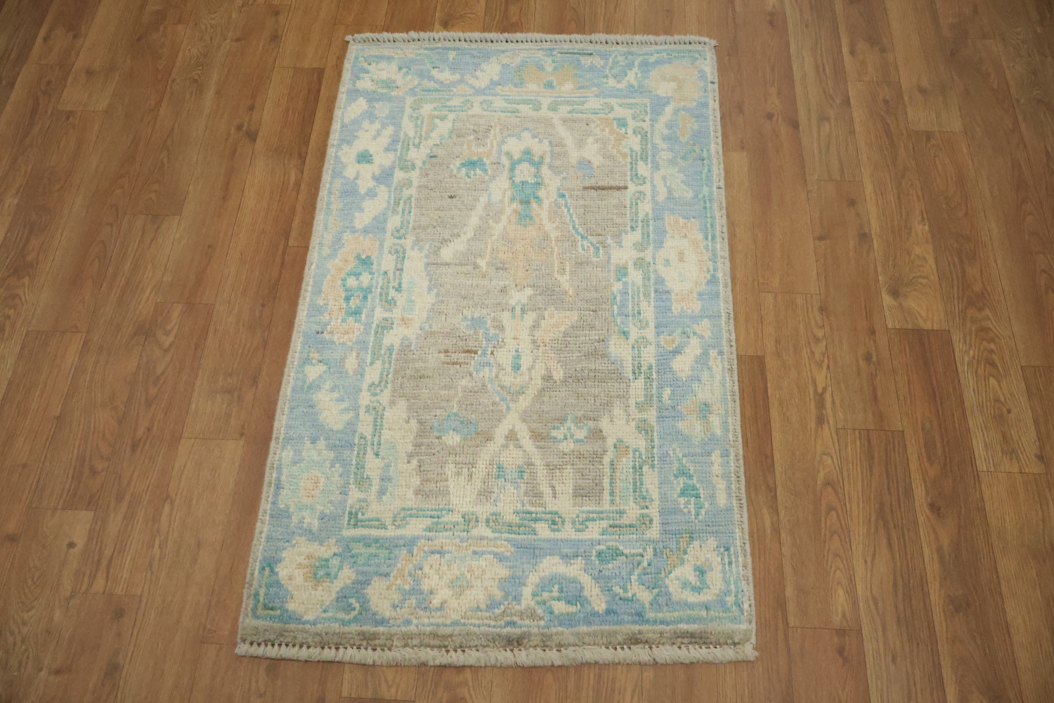 Vegetable Dye Oushak Oriental Rug 2x3