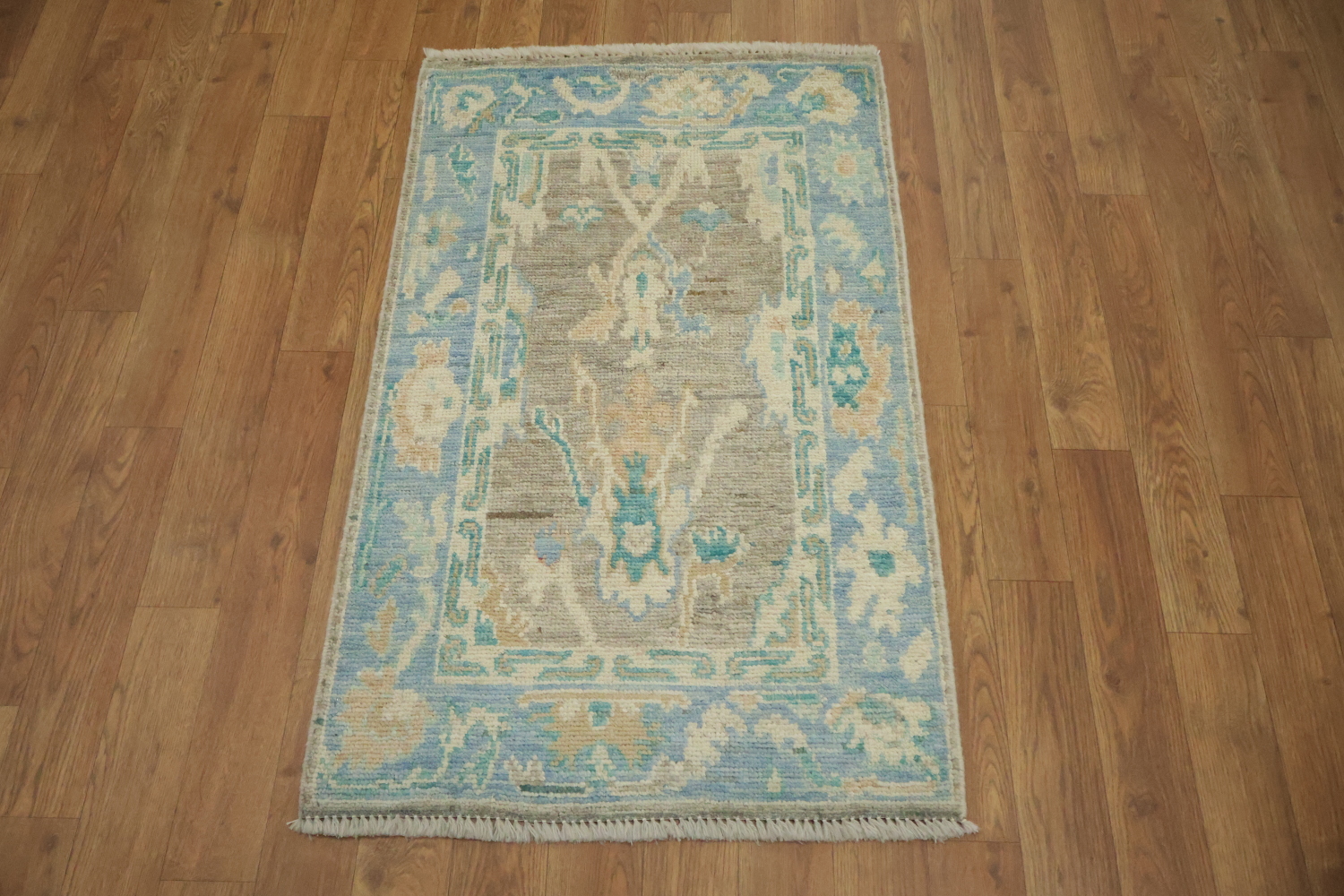 Vegetable Dye Oushak Oriental Rug 2x3