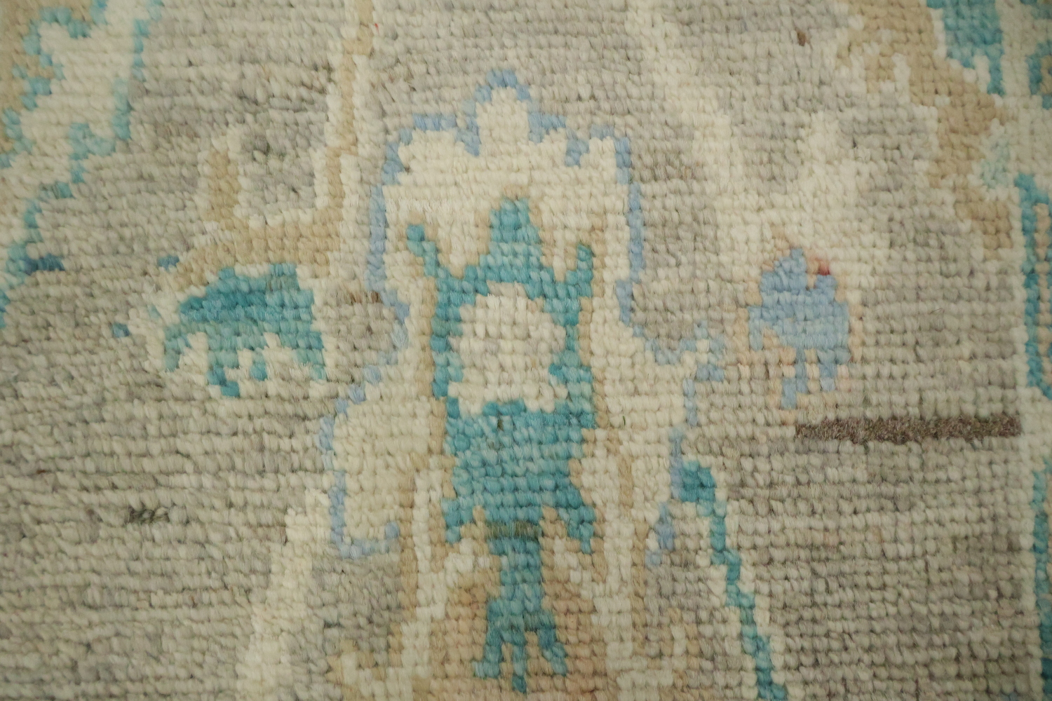 Vegetable Dye Oushak Oriental Rug 2x3
