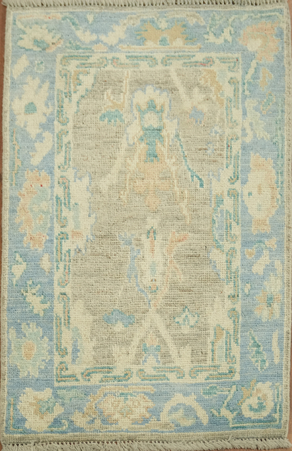 Vegetable Dye Oushak Foyer Oriental Rug 2x3