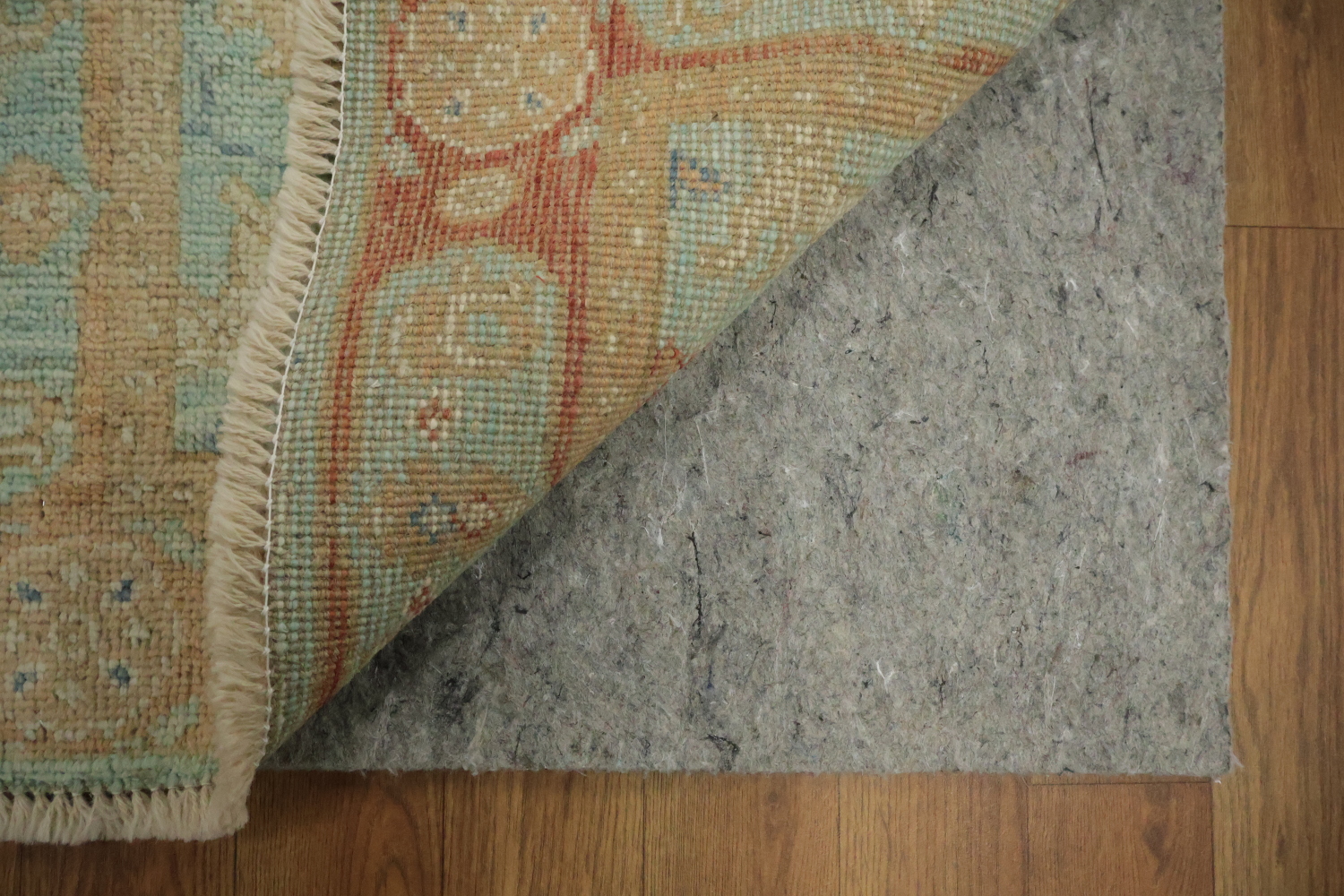 Turquoise Blue Oushak Vegetable Dye Rug 2x3