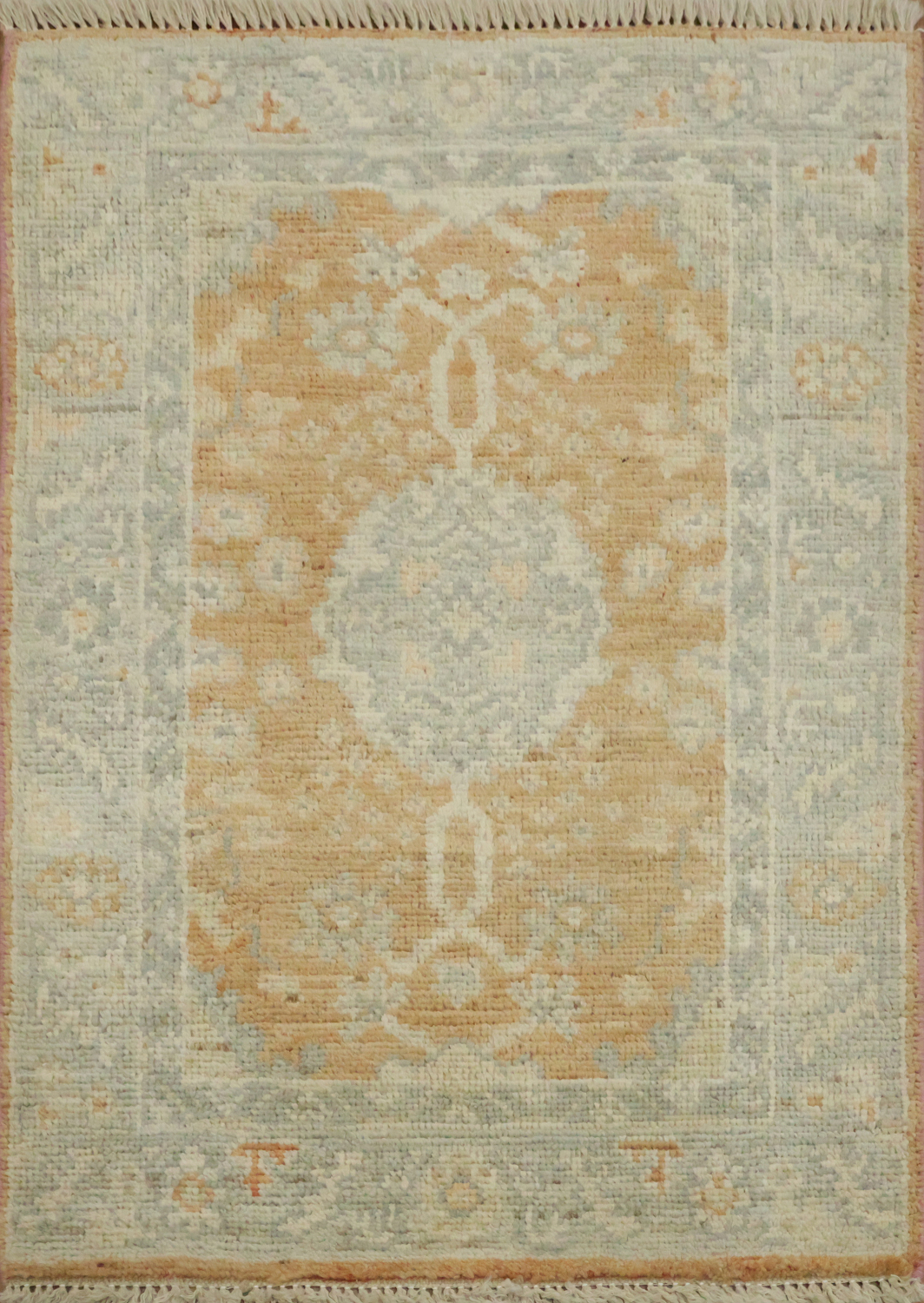 Vegetable Dye Oushak Oriental Rug 2x3
