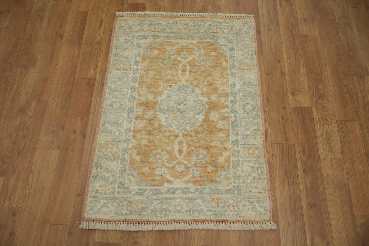 Vegetable Dye Oushak Oriental Rug 2x3